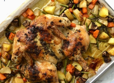 Sheet Pan Lemon Chicken