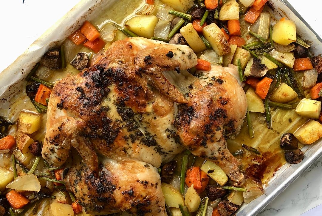 Sheet Pan Lemon Chicken