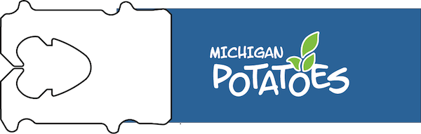 The tag used on bags of Michigan Potatoes